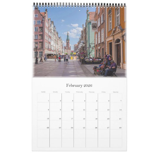 Danzig - Danzig - Polen - Europa Kalender (Feb 2026)