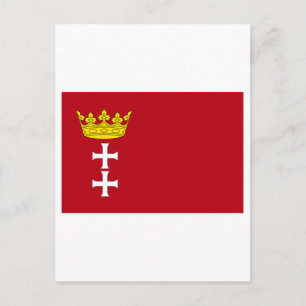 Danzig - Danziger Flagge Postkarte