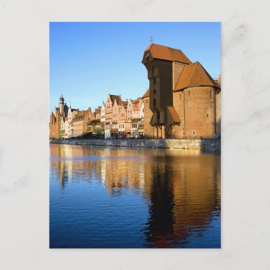 Danzig in Polen Postkarte (Vorderseite)