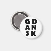 Danzig Polen Magnet (Vorderseite/Rückseite)