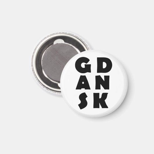 Danzig Polen Magnet (Vorderseite/Rückseite)