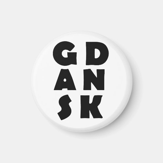 Danzig Polen Magnet (Vorne)