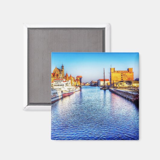 Danzig Polen Magnet (Vorderseite/Rückseite)