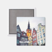 Danzig, Polen - Magnet von Velvet Escape (Vorderseite/Rückseite)