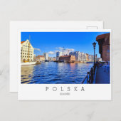 Danzig, Polen, Polska Postkarte (Vorne/Hinten)