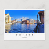 Danzig, Polen, Polska Postkarte (Vorderseite)