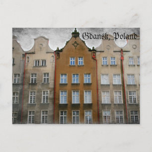 Danzig, Polen Postkarte
