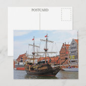 Danzig, Polen Postkarte (Vorne/Hinten)