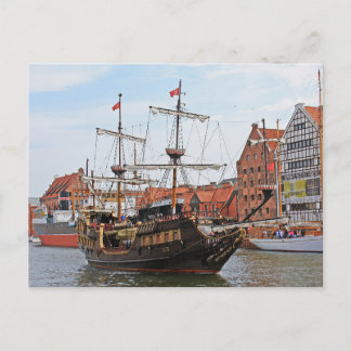 Danzig, Polen Postkarte