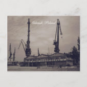 Danzig, Polen Postkarte (Vorderseite)