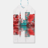 Danzig Polen Skyline Geschenkanhänger (Rückseite)