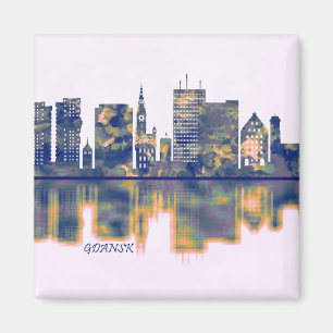 Danzig Skyline Magnet