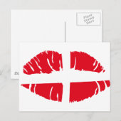 Danziger Lippenstift Postkarte (Vorne/Hinten)