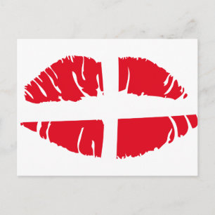 Danziger Lippenstift Postkarte