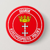 Danziger RundEmblem Button (Vorderseite)