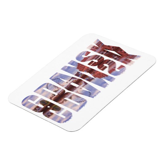 Danziger Text mit Blick auf die Altstadt, Reflexio Magnet (Linke Seite)