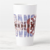 Danziger Text mit Blick auf die Altstadt, Reflexio Milchtasse (Vorderseite)