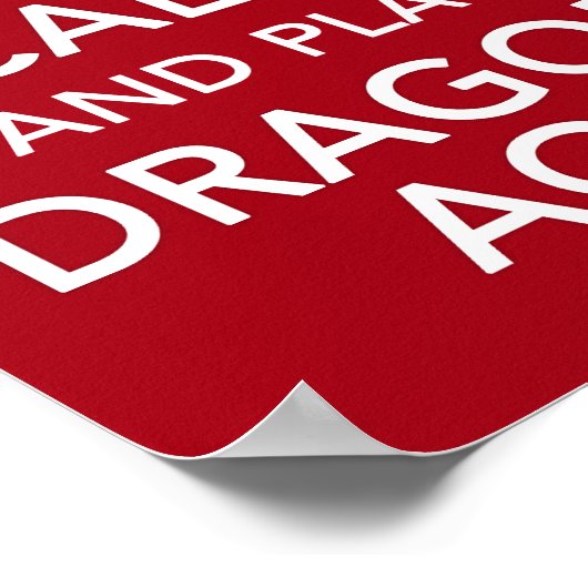 DAO Poster spielen (Ecke)