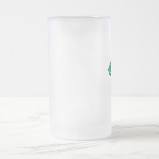 DAoC Hibernia mattierte GlasTasse Mattglas Bierglas (Mittel)