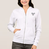 DAoC Knoten - Hoodie der Frauen Zip (Vorderseite)