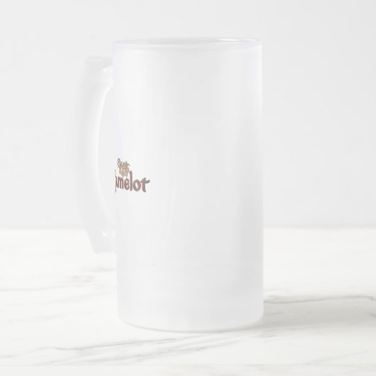 DAoC Midgard mattierte GlasTasse 16oz Mattglas Bierglas (Vorderseite Links)