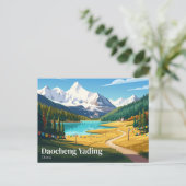 Daocheng Yading China Postkarte (Stehend Vorderseite)