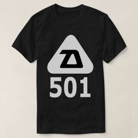 Daoust 501 Retro-Eishockey-Logo T-Shirt (Design vorne)