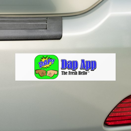 DAP APP TAGLINE AUTOAUFKLEBER (Auf Auto)