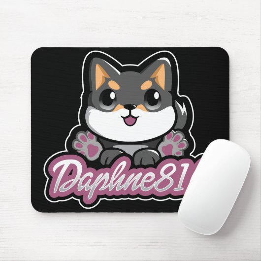 Daphne 816 Mousepad - Schwarzes (Mit Mouse)