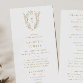 DAPHNE Elegant Gold Klassische Extravagante Hochze Programm