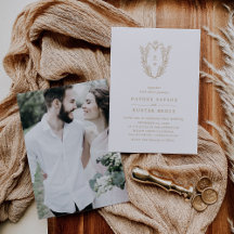 DAPHNE Elegant Gold Klassisches Foto Hochzeit