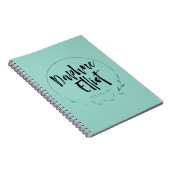 Daphne Elliot-Notebook Notizblock (Rechte Seite)