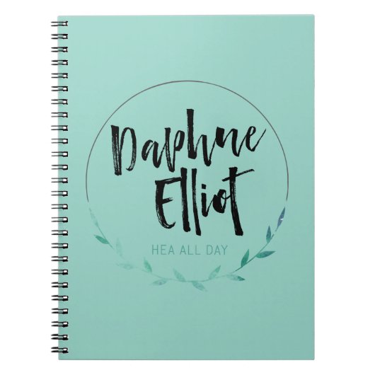 Daphne Elliot-Notebook  Notizblock (Vorderseite)