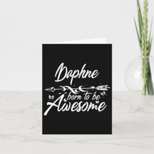 Daphne Gift Name Funny Personalisiert Women Geburt Karte