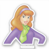 Daphne Smiling Aufkleber (Vorderseite)