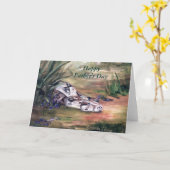 Daphne Snake Vatertag Card Karte (Gelbe Blume)