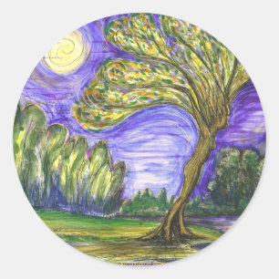 "Daphne Transformer" Runder Aufkleber