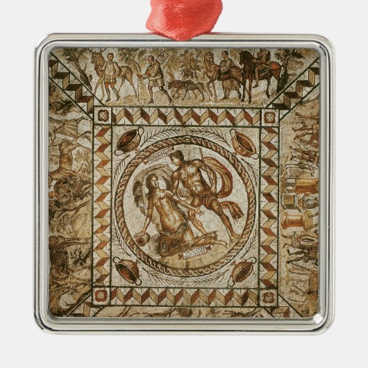 Daphne übte durch Apollo aus Silbernes Ornament (Vorne)
