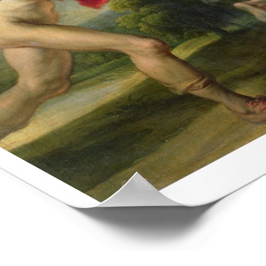 Daphne und Apollo (Öl) Poster (Ecke)