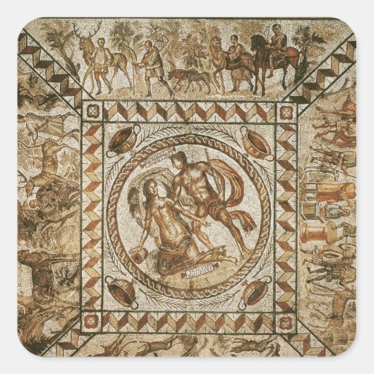 Daphne von Apollo Quadratischer Aufkleber (Vorderseite)