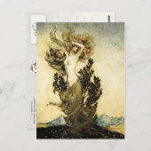 Daphne's Metamorphose in einen Baum Postkarte (Vorne/Hinten)