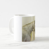 Daple Gray Andalusisches Pferd Kaffeetasse (Vorderseite Links)