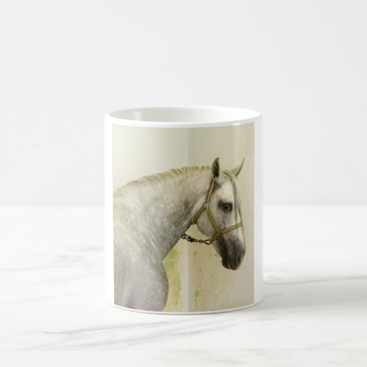 Daple Gray Andalusisches Pferd Kaffeetasse (Mittel)