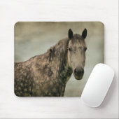 Daple Gray Horse Head Mouse Pad Mousepad (Mit Mouse)