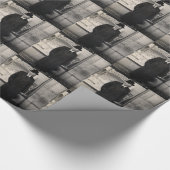 Dapper 1930er Mann Foto Geschenkpapier (Ecke)