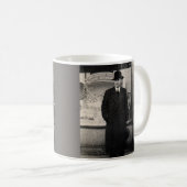 Dapper 1930er Mann Foto Kaffeetasse (VorderseiteRechts)