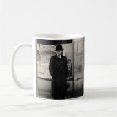 Dapper 1930er Mann Foto Kaffeetasse (Links)