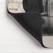 dapper 1930er Zwillingsmenleute Foto Mousepad (Ecke)