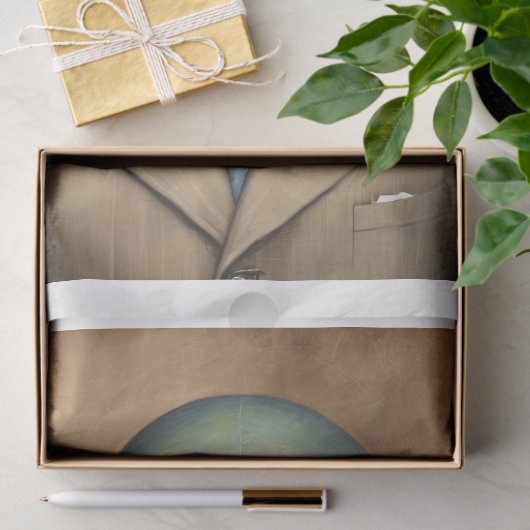 Dapper Alien Decoupage Seidenpapier (Geschenk)