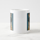 Dapper Animal | Kitty in Sonnenbrille Jumbo-Tasse (Vorderseite)